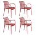 Outdoor Chair Amae Red Rood, sfeerbeeld 10