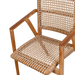 Tuinstoel Anya Teakhout Naturel hout 63x58 cm-Tuinstoelen-Livingfurn