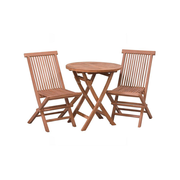 Tuinstoel Chair Teakhout Naturel hout 45 cm-Tuinstoelen-Livingfurn