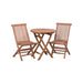 Tuinstoel Chair Teakhout Naturel hout 45 cm-Tuinstoelen-Livingfurn