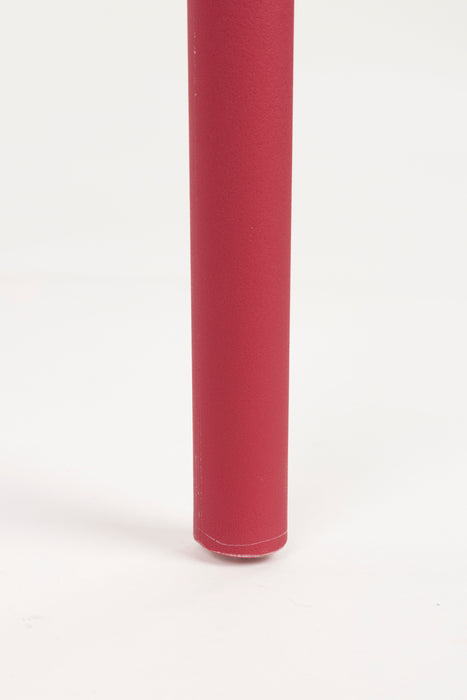 Tuinstoel Serra Polypropyleen Rood 53x45.5 cm-Eetkamerstoelen-Creating Home
