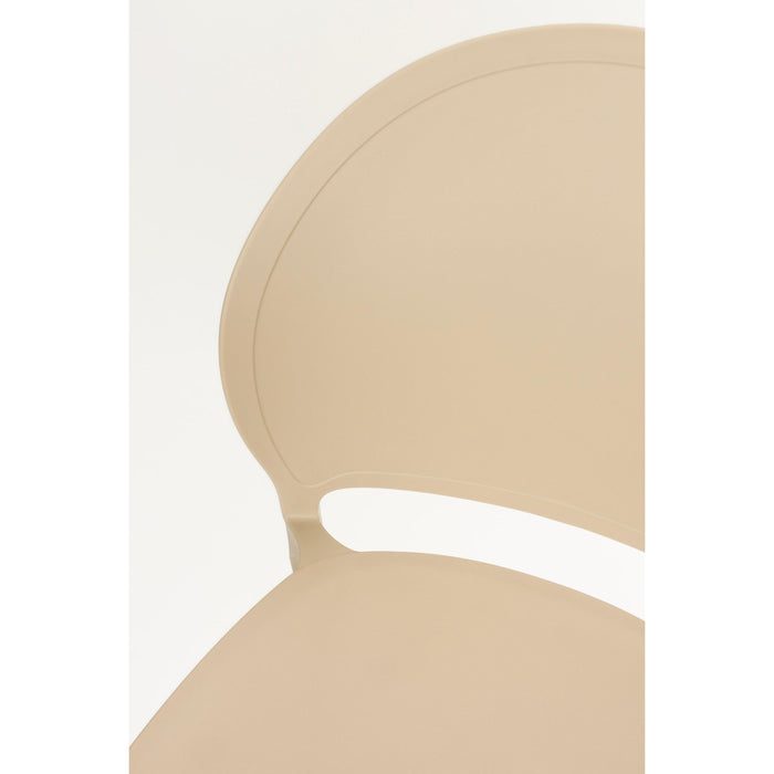 Tuinstoel Sjoerd Polypropyleen Beige 52x45 cm