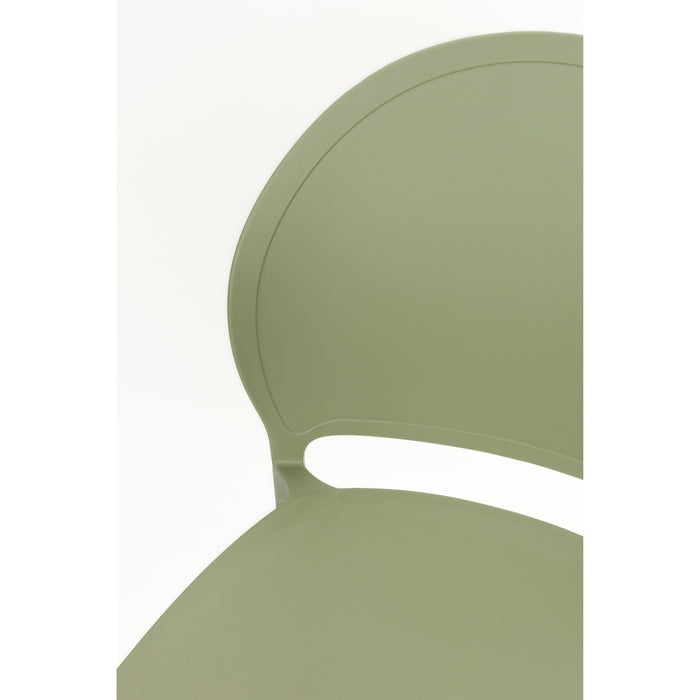 Tuinstoel Sjoerd Polypropyleen Groen 52x45 cm-Eetkamerstoelen-Creating Home