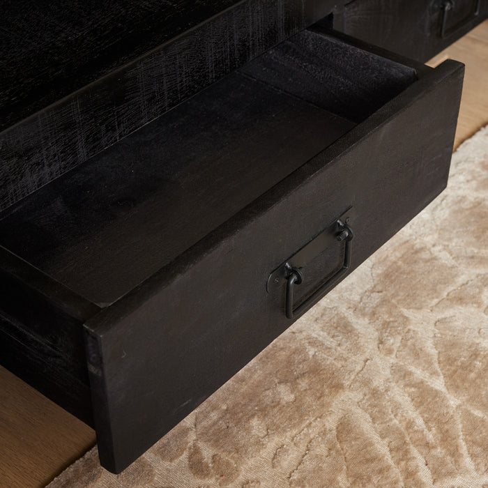 Tv meubel Boaz Zwart - 150 cm-TV-meubels-Starfurn