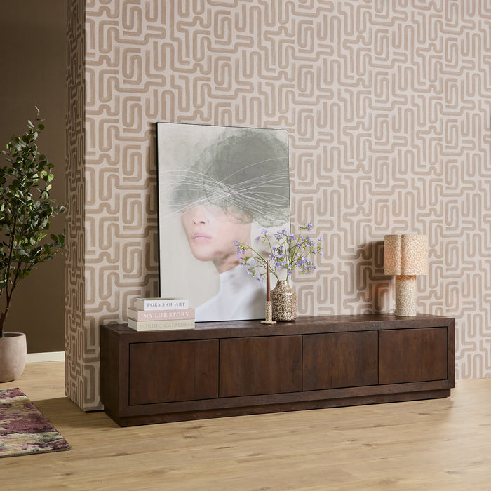 Tv meubel Brussel Bruin - 200 cm-TV-meubels-Starfurn