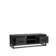 Tv-meubel Chili Zwart Mangohout 120 cm 120x45x40 cm-TV-meubels-LABEL51
