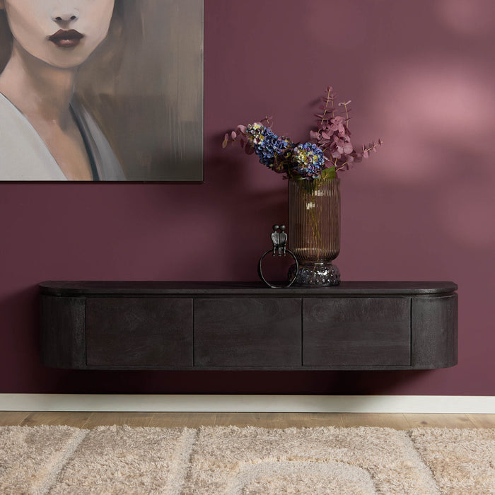Tv  meubel Excellent Black | 160 cm