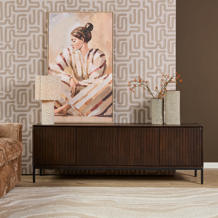 Tv meubel Madison Bruin - 165 cm-TV-meubels-Starfurn