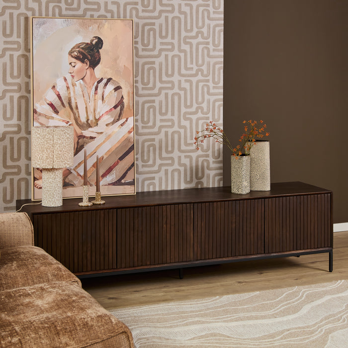 Tv meubel Madison Bruin - 210 cm-TV-meubels-Starfurn