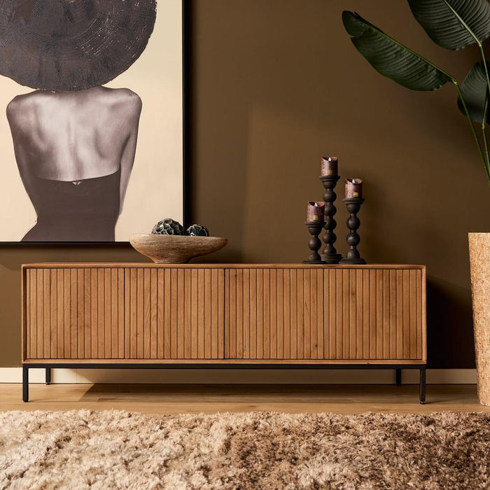 Tv meubel Madison Naturel - 165 cm-TV-meubels-Starfurn