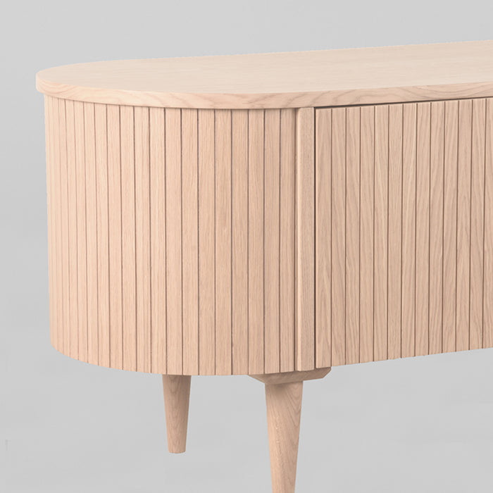 Tv-meubel Oliva Naturel Eiken 180 cm 180x47x55 cm-TV-meubels-LABEL51