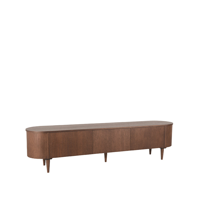 Tv-meubel Oliva Walnoot Eiken 220 cm 220x47x55 cm-TV-meubels-LABEL51