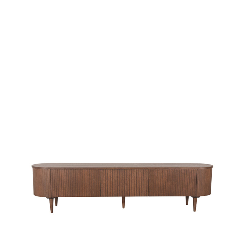 Tv-meubel Oliva Walnoot Eiken 220 cm 220x47x55 cm-TV-meubels-LABEL51