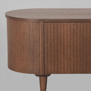 Tv-meubel Oliva Walnoot Eiken 220 cm 220x47x55 cm-TV-meubels-LABEL51