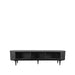 Tv-meubel Oliva Zwart Eiken 220 cm 220x47x55 cm-TV-meubels-LABEL51