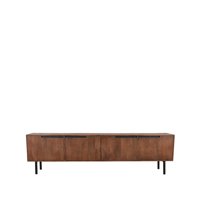 Tv-meubel Rio Espresso Mangohout 220 cm 220x40x60 cm-TV-meubels-LABEL51