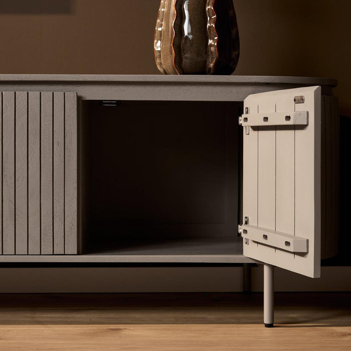 Tv meubel Solana - 210 cm - Taupe-TV-meubels-Starfurn