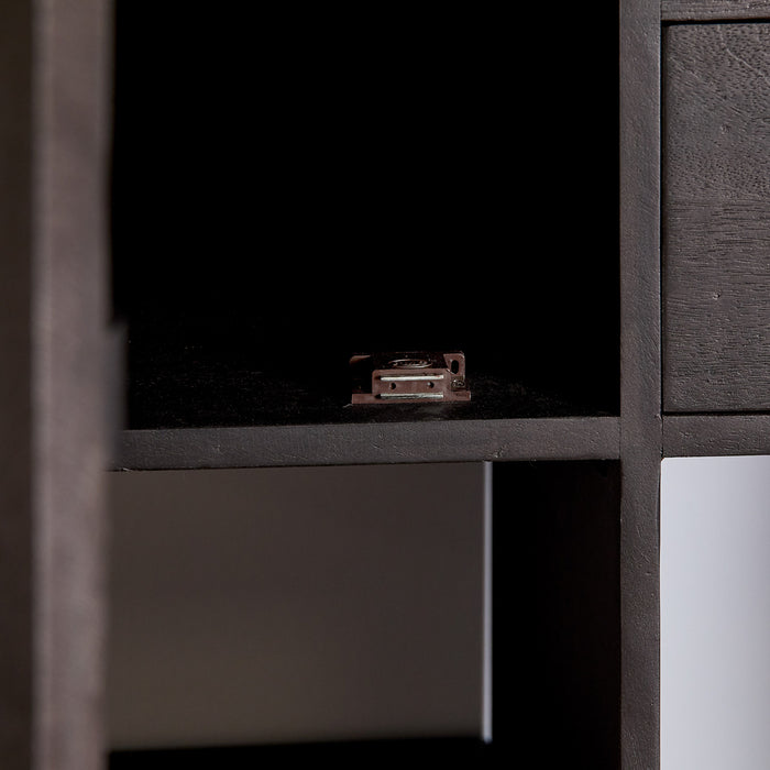 Vakkenkast Boaz Zwart-Vakkenkasten-Starfurn