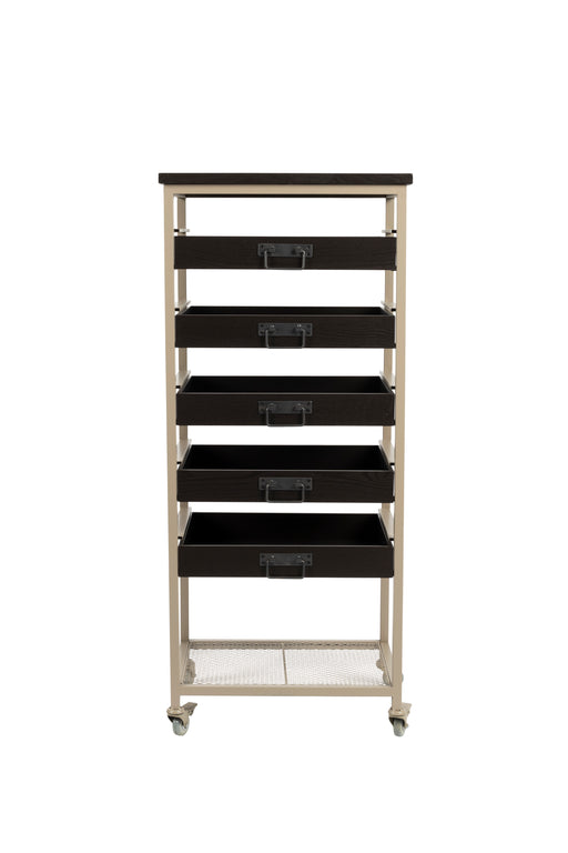 Vakkenkast Botan S MDF, Metaal Grijs 52x38 cm-Vakkenkasten-Creating Home