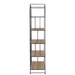 Vakkenkast Bruin Fir hout Rond 40x80 cm-Opbergkasten-J-Line