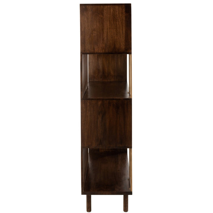 Vakkenkast Bruin Ijzer 40x115 cm-Opbergkasten-J-Line