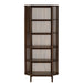 Vakkenkast Bruin Mangohout hout 84x38 cm-Opbergkasten-J-Line