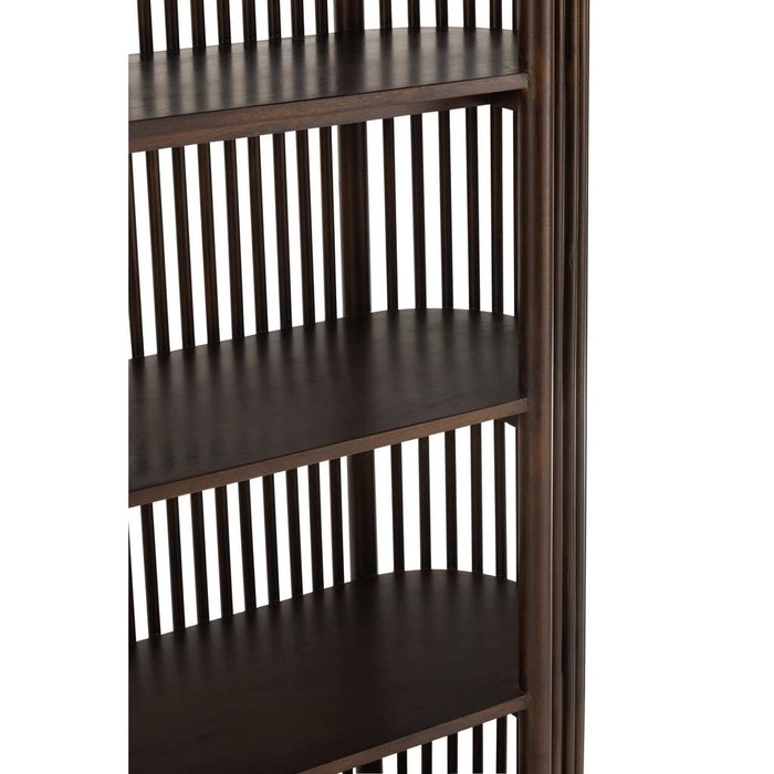 Vakkenkast Bruin Mangohout hout 84x38 cm-Opbergkasten-J-Line