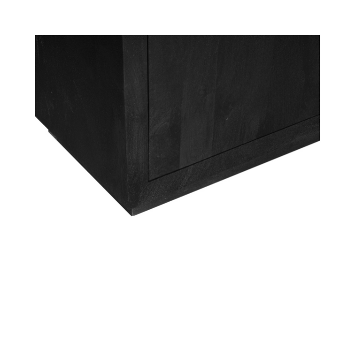 Vakkenkast Brussel Zwart XL - 160 cm-Opbergkasten-Starfurn