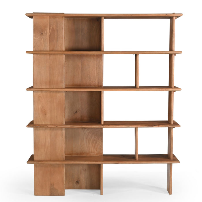 Vakkenkast Lina Naturel Mangohout 150x40 cm-Opbergkasten-Starfurn