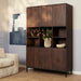 Vakkenkast Madison XL Bruin - 135 cm-Opbergkasten-Starfurn