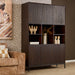 Vakkenkast Madison XL Bruin - 135 cm-Opbergkasten-Starfurn