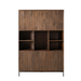 Vakkenkast Madison XL Bruin - 135 cm-Opbergkasten-Starfurn