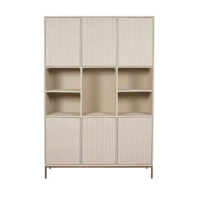 Vakkenkast Madison XL Zand - 135 cm-Opbergkasten-Starfurn