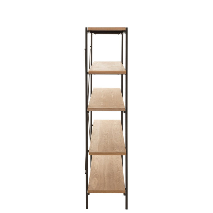 Vakkenkast Naturel Ash hout 34x141 cm-Opbergkasten-J-Line
