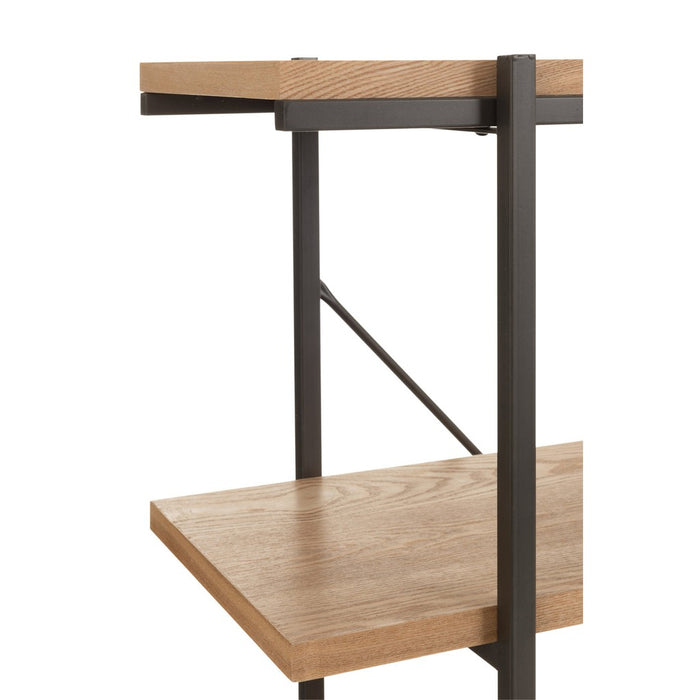 Vakkenkast Naturel Ash hout 34x141 cm-Opbergkasten-J-Line