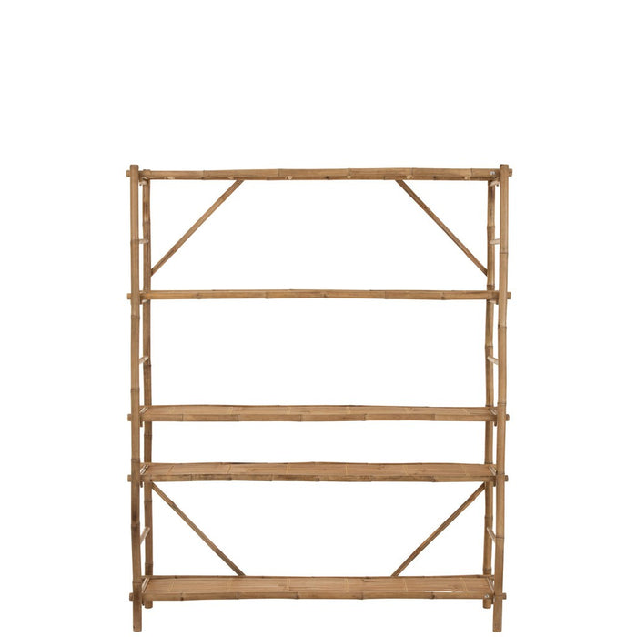 Vakkenkast Naturel Bamboe 40x160 cm-Opbergkasten-J-Line