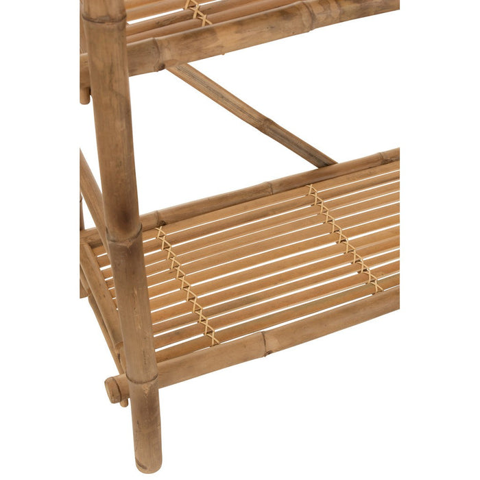 Vakkenkast Naturel Bamboe 40x160 cm-Opbergkasten-J-Line