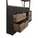 Vakkenkast Naturel Ijzer 45x160 cm-Opbergkasten-J-Line