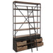 Vakkenkast Naturel Ijzer 45x160 cm-Opbergkasten-J-Line