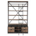Vakkenkast Naturel Ijzer 45x160 cm-Opbergkasten-J-Line