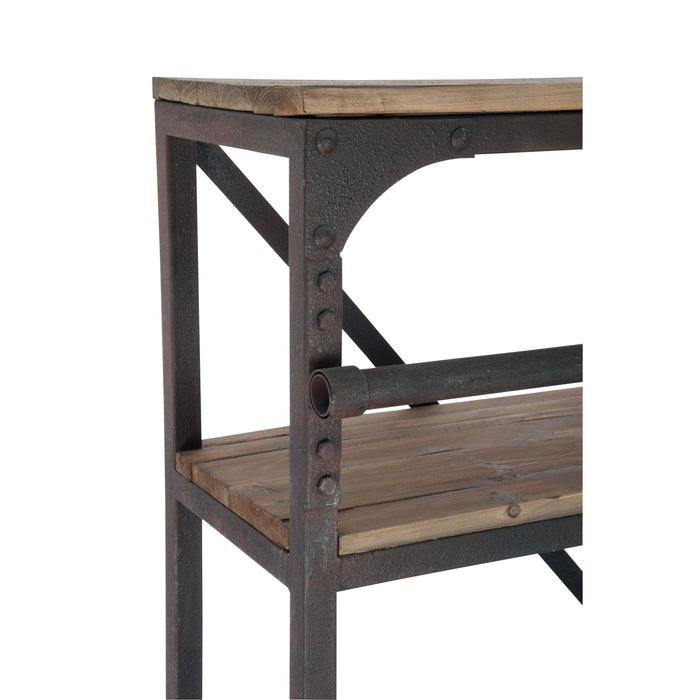 Vakkenkast Naturel Ijzer 45x160 cm-Opbergkasten-J-Line
