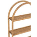 Vakkenkast Naturel Metaal Ovaal 20x56 cm-Opbergkasten-J-Line