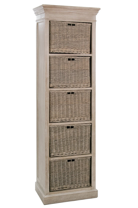Vakkenkast Naturel Rotan 40x59 cm-Opbergdozen en manden-J-Line