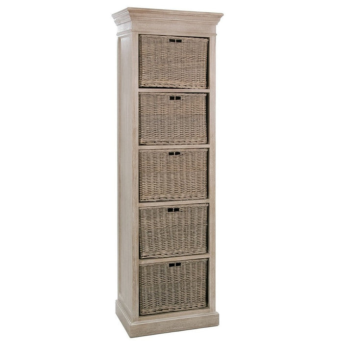Vakkenkast Naturel Rotan 40x59 cm-Opbergdozen en manden-J-Line