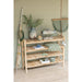 Vakkenkast Naturel Teakhout 40x140 cm-Opbergkasten-J-Line