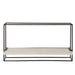 Vakkenkast Wit Ijzer L 65x16 cm-Opbergkasten-J-Line
