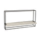Vakkenkast Wit Ijzer L 65x16 cm-Opbergkasten-J-Line