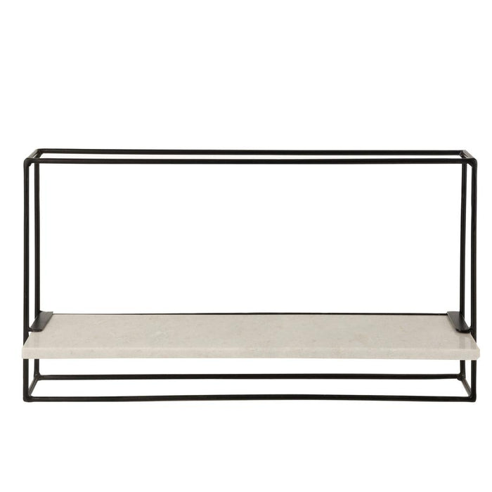 Vakkenkast Wit Ijzer L 65x16 cm-Vakkenkasten-J-Line