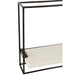 Vakkenkast Wit Marmer S 35x16 cm-Opbergkasten-J-Line