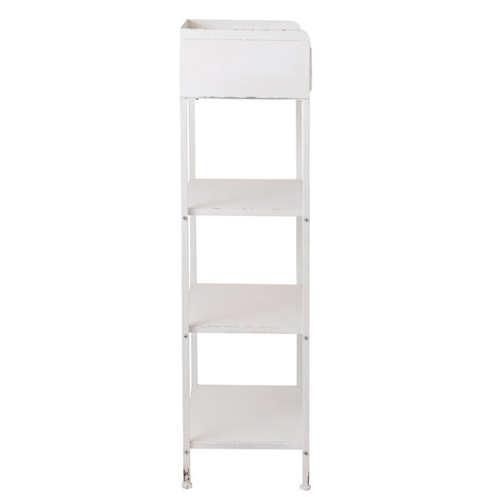 Vakkenkast Wit Metaal 38x54 cm-Opbergkasten-J-Line